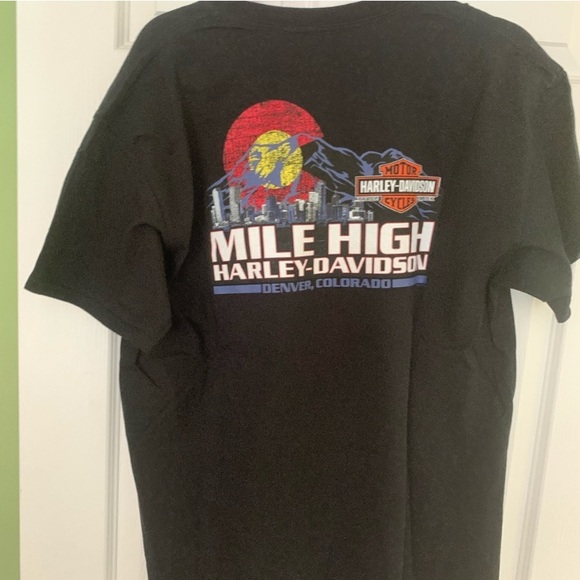 VINTAGE 90S HARLEY DAVIDSON SHIRT - Picture 4 of 5
